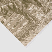 Alberta Cowboy Tissuepapier (Detail)