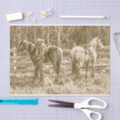 Alberta Cowboy Tissuepapier (Craft)