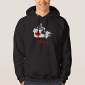 Alberta Customize provincie Canada Hoodie (Voorkant)
