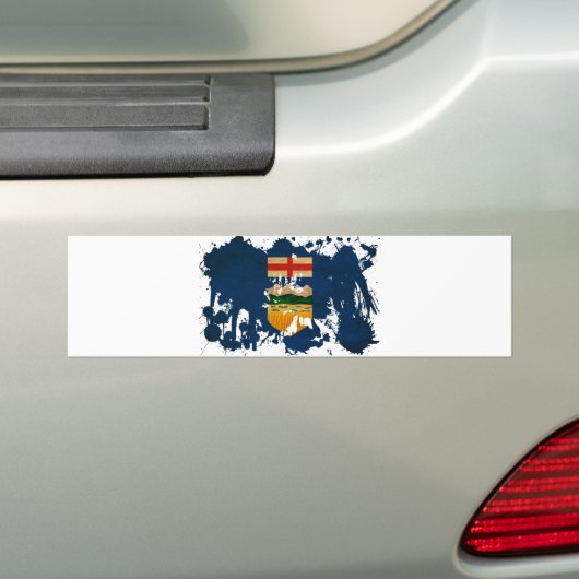 Alberta Flag Bumpersticker (Op auto)