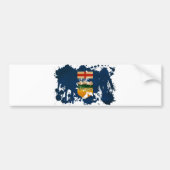 Alberta Flag Bumpersticker (Voorkant)