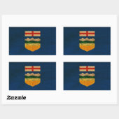 Alberta Flag Rechthoekige Sticker (Vel)