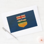 Alberta Flag Rechthoekige Sticker (Envelop)