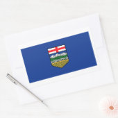 Alberta Flags Graphic Rechthoekige Sticker (Envelop)