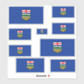 Alberta Flags Graphic Sticker (Vel)
