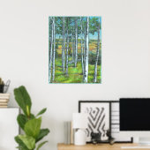 Alberta Foothills Art Landscape Print Poster (Thuiskantoor)