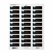 Alberta-Herfsten op Sunrise aan de Rocky Mountains Etiket (Full Sheet)