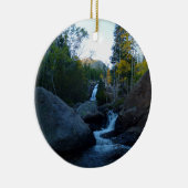 Alberta-Herfsten op Sunrise aan de Rocky Mountains Keramisch Ornament (Rechts)