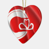 ALBERTA KERAMISCH ORNAMENT (Links)