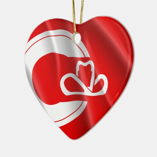 ALBERTA KERAMISCH ORNAMENT (Links)