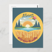 Alberta: Land van het Wilde Roos Briefkaart (Voorkant / Achterkant)