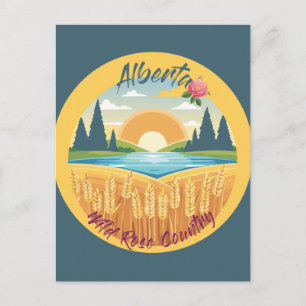 Alberta: Land van het Wilde Roos Briefkaart