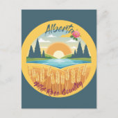Alberta: Land van het Wilde Roos Briefkaart (Voorkant)
