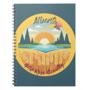 Alberta: Land van het Wilde Roos Notitieboek