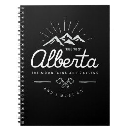 Alberta Mountains noemen me dat ik donkere Mono mo Notitieboek
