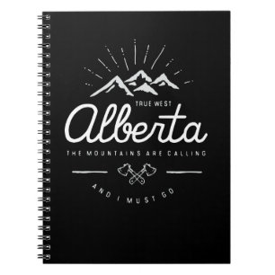 Alberta Mountains noemen me dat ik donkere Mono mo Notitieboek