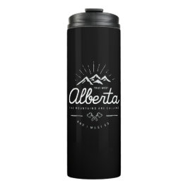 Alberta Mountains noemen me dat ik donkere Mono mo Thermosbeker