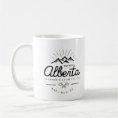 Alberta Mountains noemen me Monotone Koffiemok (Links)