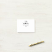 Alberta Mountains noemen me Monotone Post-it® Notes (Op bureau)