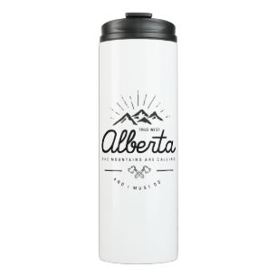 Alberta Mountains noemen me Monotone Thermosbeker