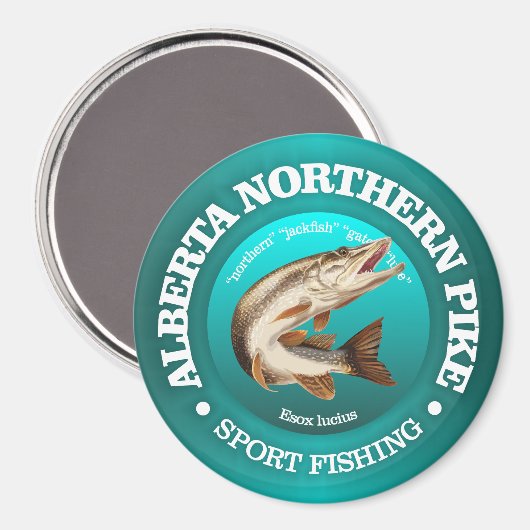 Alberta Pike Vist Magneet (Voorkant / Achterkant)