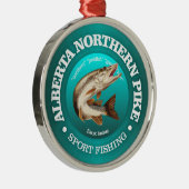 Alberta Pike Vist Metalen Ornament (Rechts)