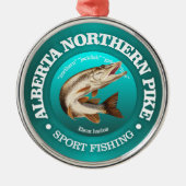 Alberta Pike Vist Metalen Ornament (Voorkant)