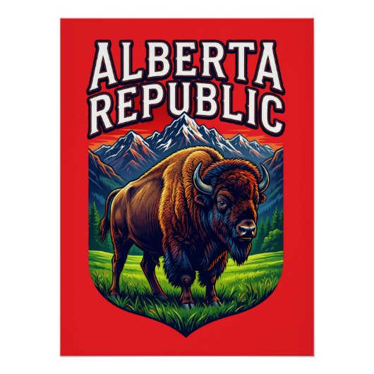 Alberta Republiek Perfect Poster (Voorkant)