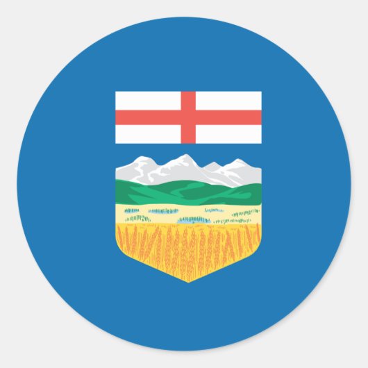 ALBERTA RONDE STICKER (Voorkant)
