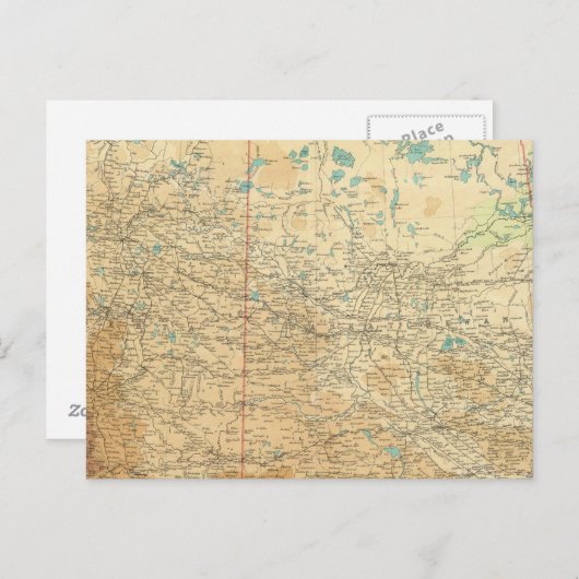 Alberta & Saskatchewan Briefkaart (Voorkant / Achterkant)