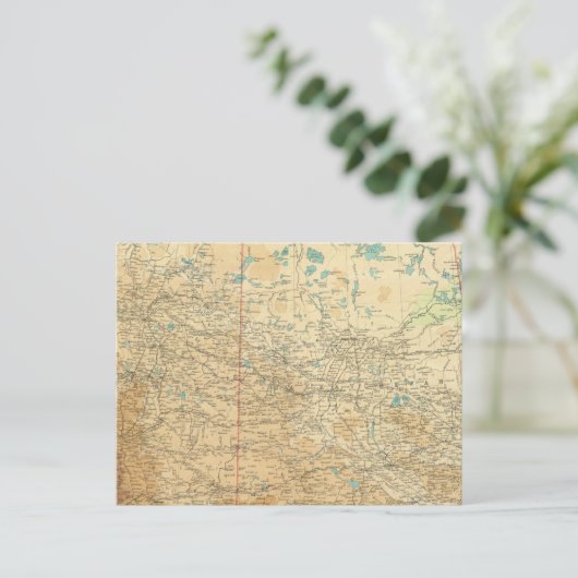 Alberta & Saskatchewan Briefkaart (Staand voorkant)