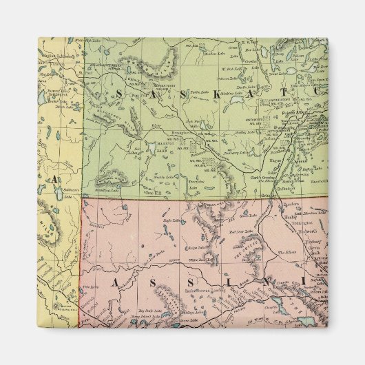 Alberta, Saskatchewan Magneet (Voorkant)