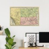 Alberta, Saskatchewan Poster (Thuiskantoor)