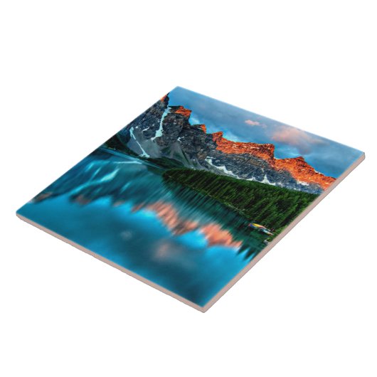 Alberta, schilderachtig foto van Canada Tegeltje (Zijkant)