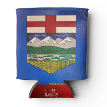 ALBERTA SCHILDERDE VLAG