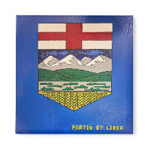 Alberta schilderde vlag