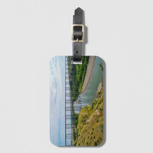 Alberta Spoorweg Icoon Bagagelabel (Voorkant (verticaal))