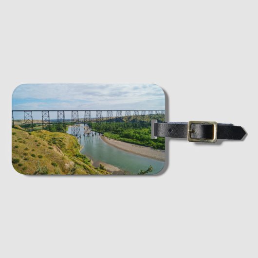 Alberta Spoorweg Icoon Bagagelabel (Voorkant (horizontaal))