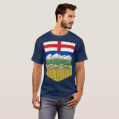 Alberta Strong - Provinciaal Schild T-shirt (Voorkant volledig)