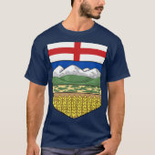 Alberta Strong - Provinciaal Schild T-shirt (Voorkant)