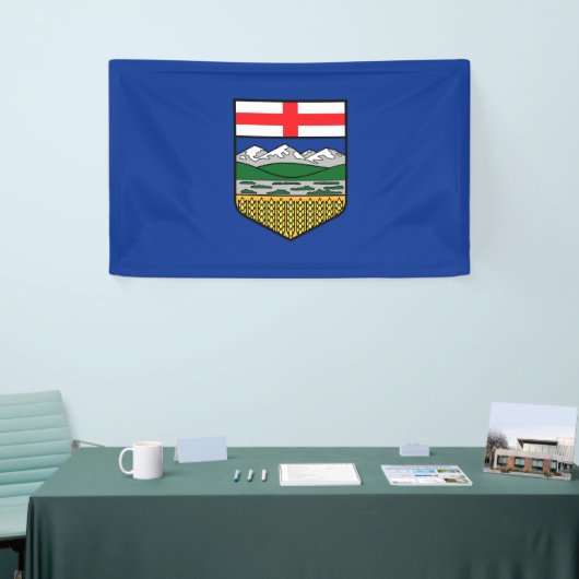 Alberta Vlag Canada provincie symbool Spandoek (Beurs)