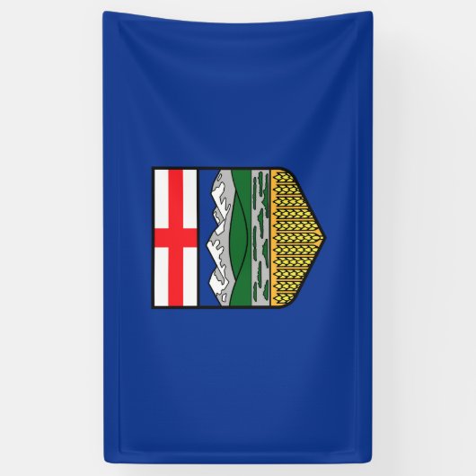 Alberta Vlag Canada provincie symbool Spandoek (Verticaal)