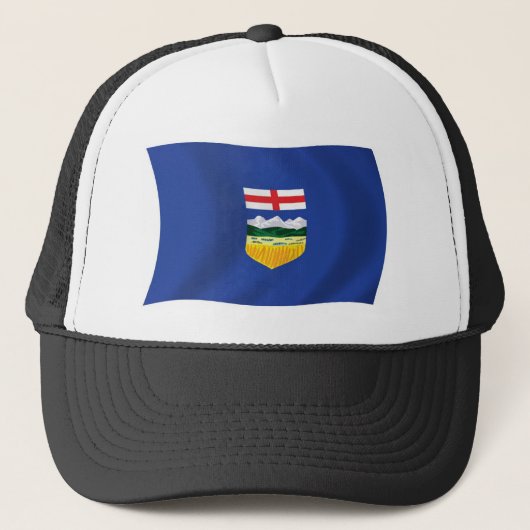 Alberta Vlag Hoed Trucker Pet (Voorkant)