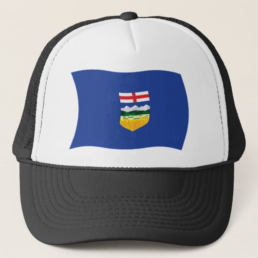 Alberta Vlag Hoed Trucker Pet (Voorkant)