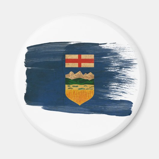 Alberta Vlag Magneten (Voorkant)