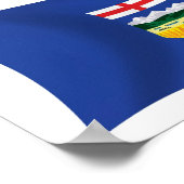 Alberta Vlag Poster Afdruk (Hoek)
