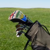 Alberta Vlag Schilderen Golfheadcover (Insitu)