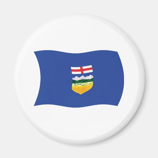 Alberta Vlagmagneet Magneet (Voorkant)