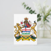 Alberta wapenschild briefkaart (Staand voorkant)