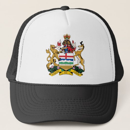 Alberta wapenschild trucker pet (Voorkant)
